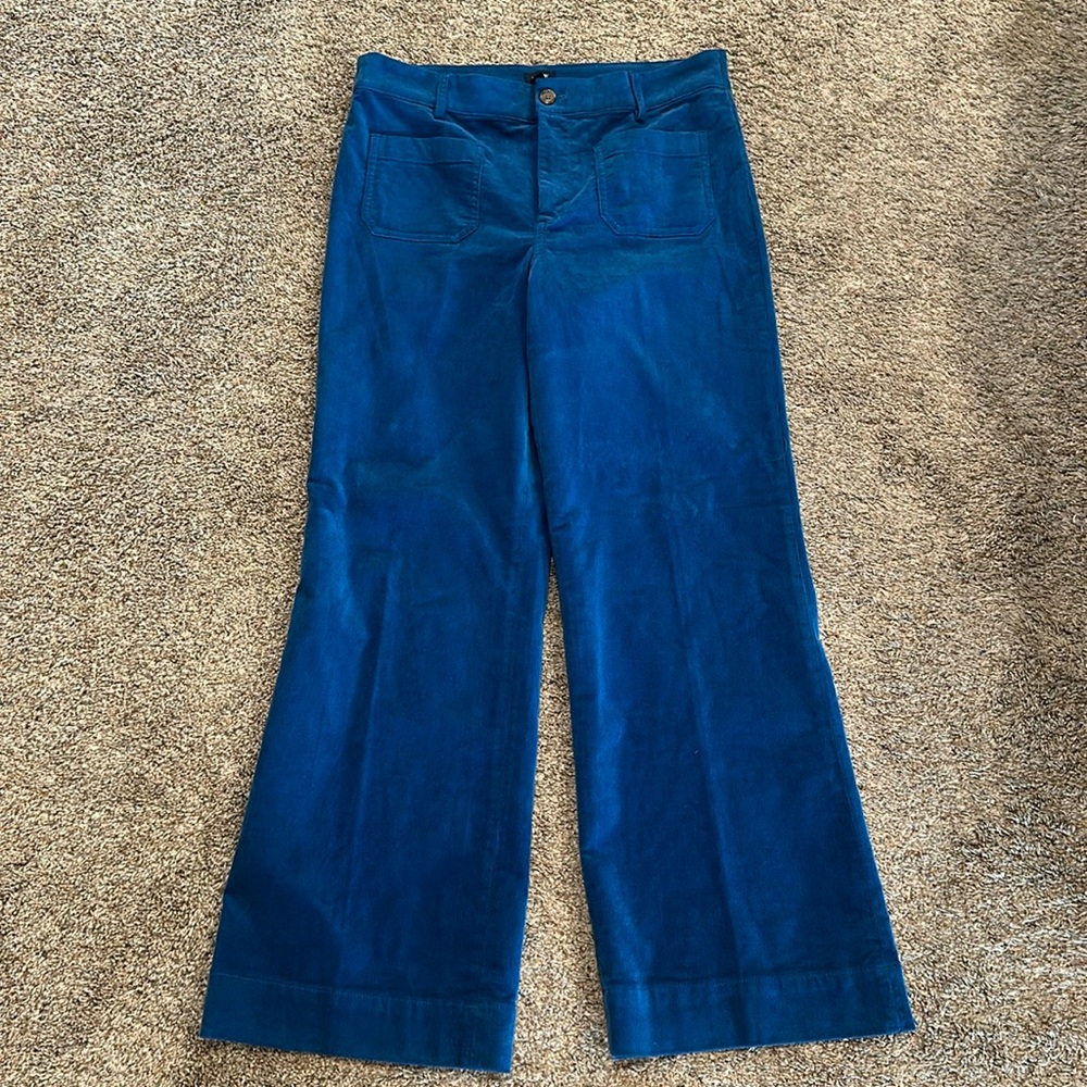 JCREW FACTORY Lizzie wide leg corduroy pants